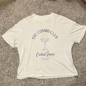 Abercrombie & Fitch Soft Collection 100% Cotton, White Graphic Tee, oversized S